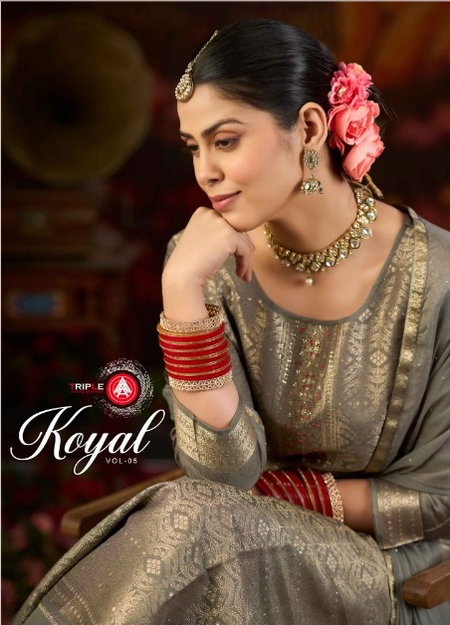 Koyal Vol 5 By Triple Aaa Muslin Designer Salwar Suits Wholesalers In Surat